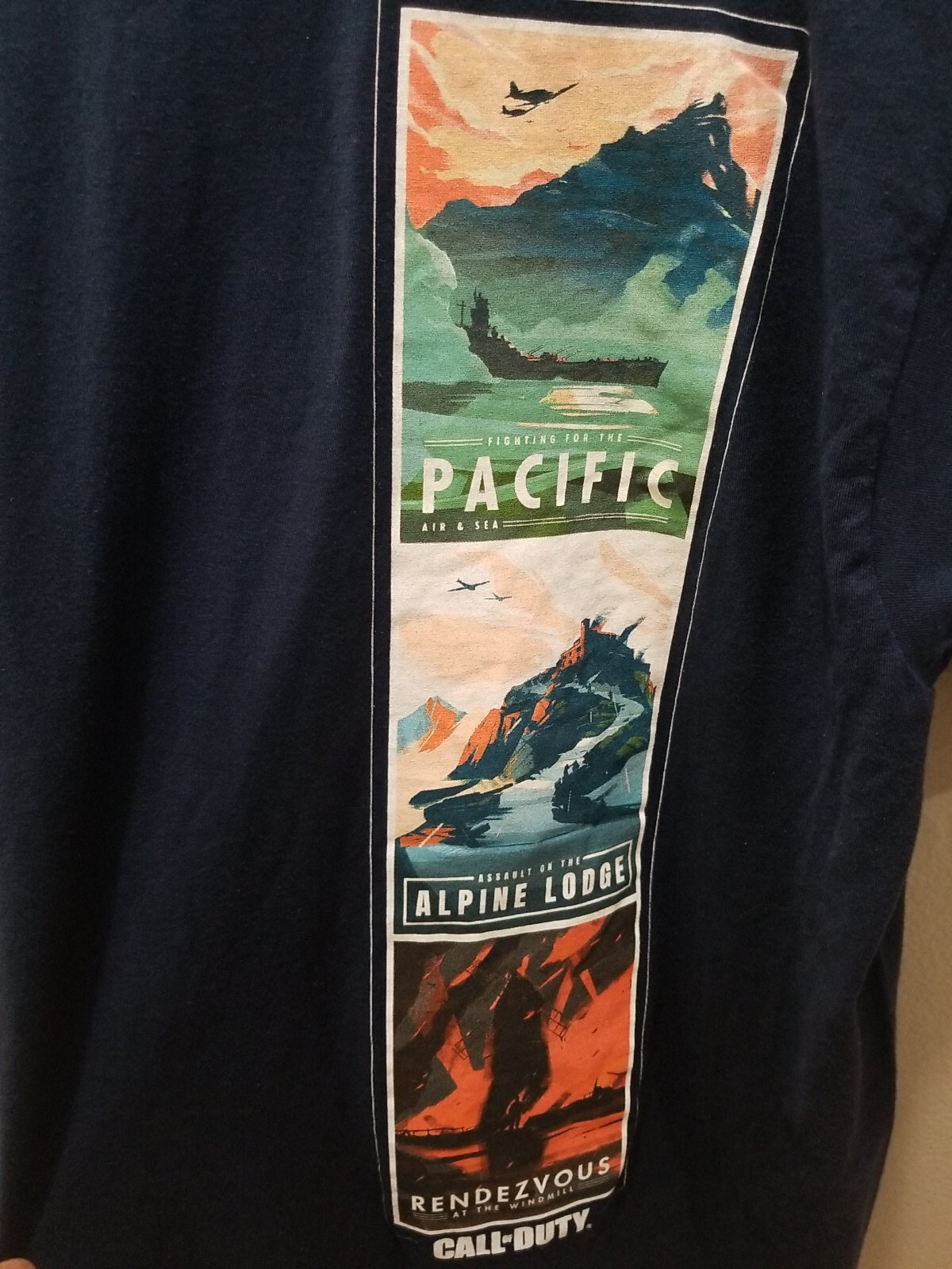 NEW CALL OF DUTY VANGUARD LOCATIONS MENS T-SHIRT SIZE XL / X-LARGE NEW WITH TAGS gallery