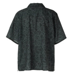 Onitsuka Tiger PRINTED SHIRT & SHORTS 100% Polyester Botanical Art JAPAN NEW