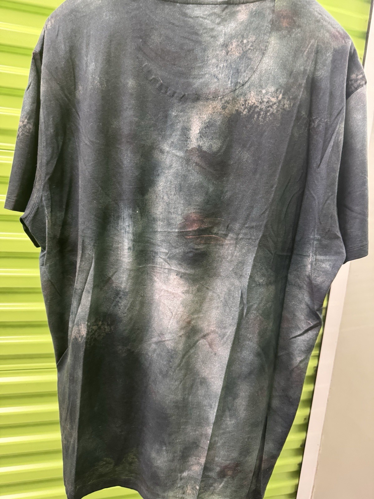 John Varvatos Men’s XL Gray Tie-Dye Crew Neck Short Sleeve T-Shirt gallery