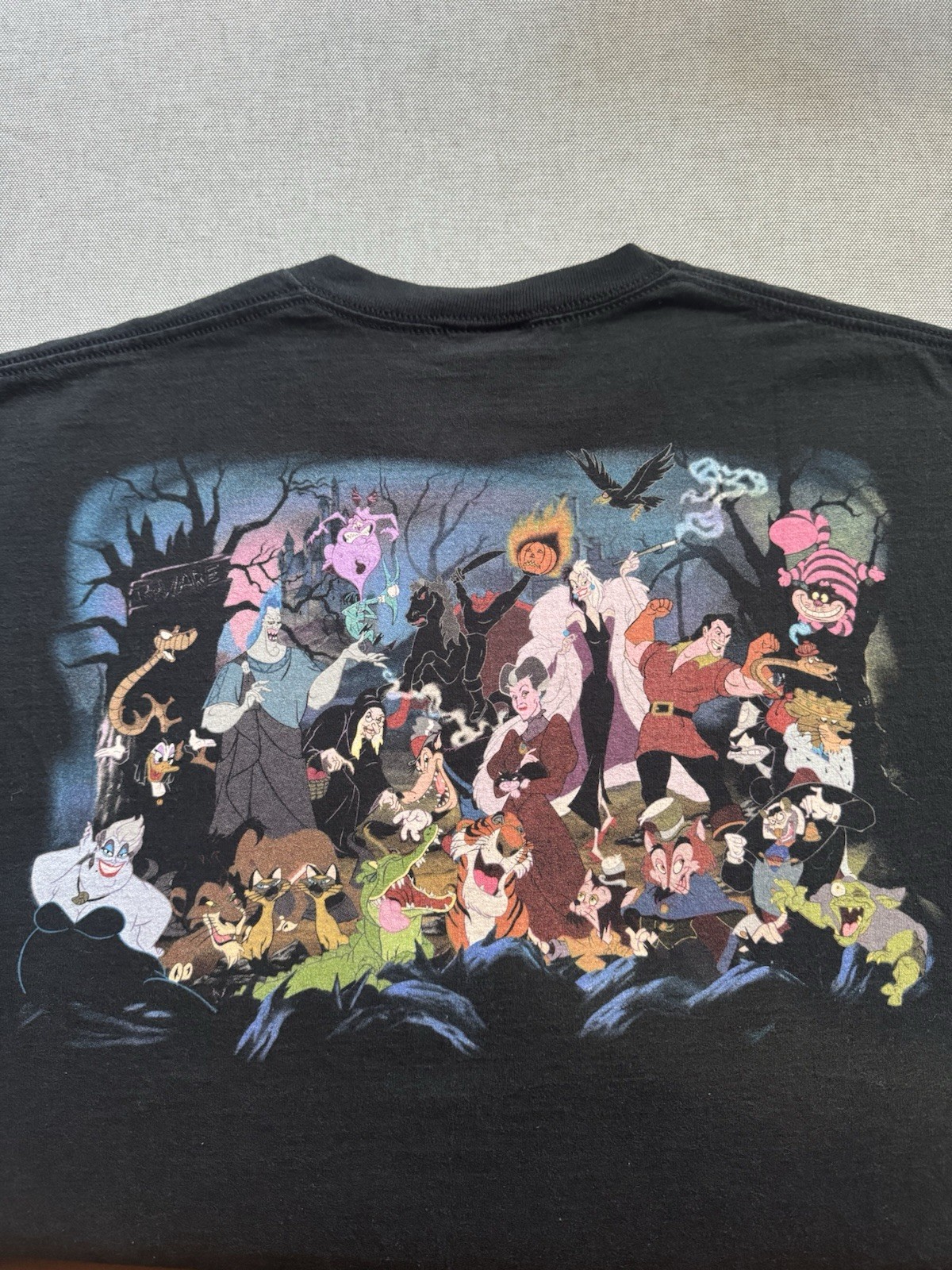 Vintage 90s Disney Villains Tee Double Sided Runaway Brain Mickey L Read gallery
