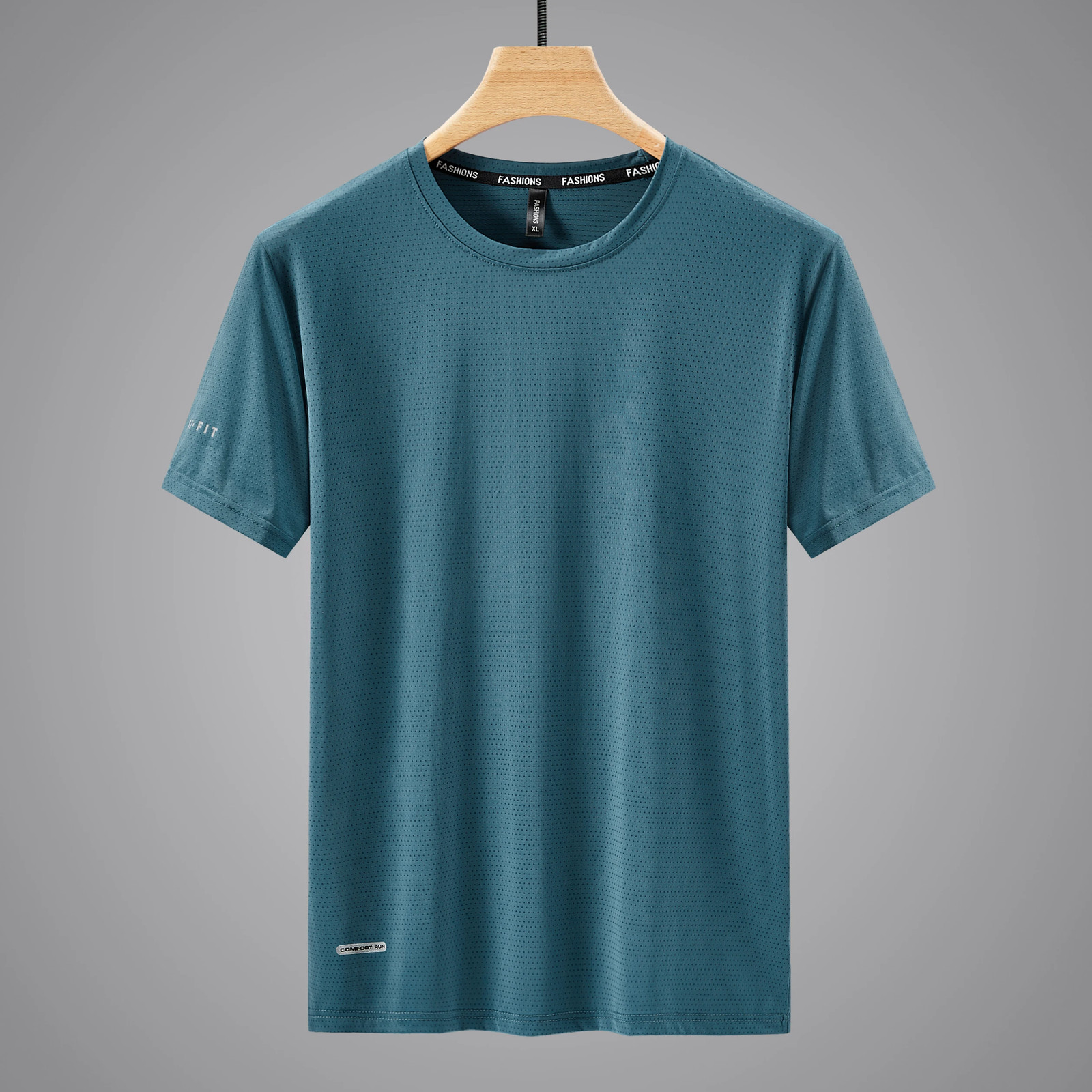 89% Nylon Quick Dry Sport T Shirt Men’S 2025 Short Sleeves Summer Casual OverSiz