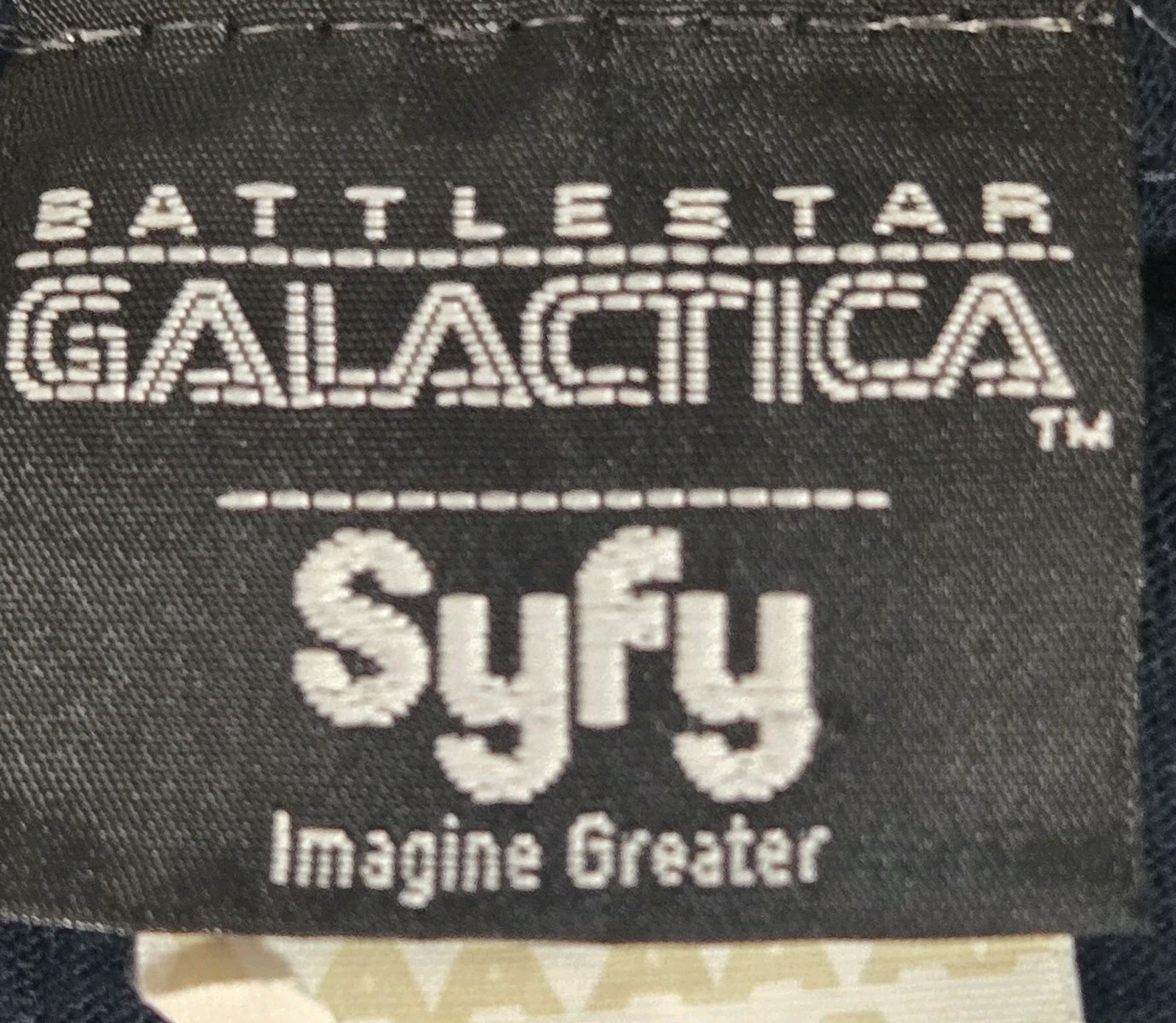 Syfy Battlestar Galactica BSG 75 Logo Blue T-Shirt Mens Size 2XL gallery