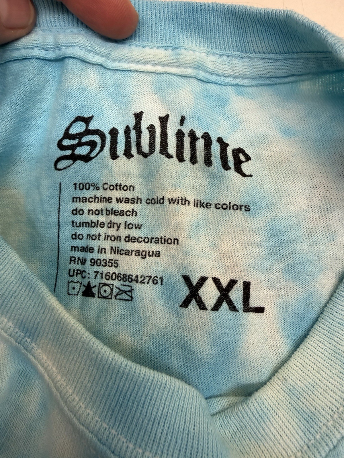 Sublime 40oz. To Freedom Long Beach Sun Face Blue Tie Dye T-Shirt Various Sizes gallery
