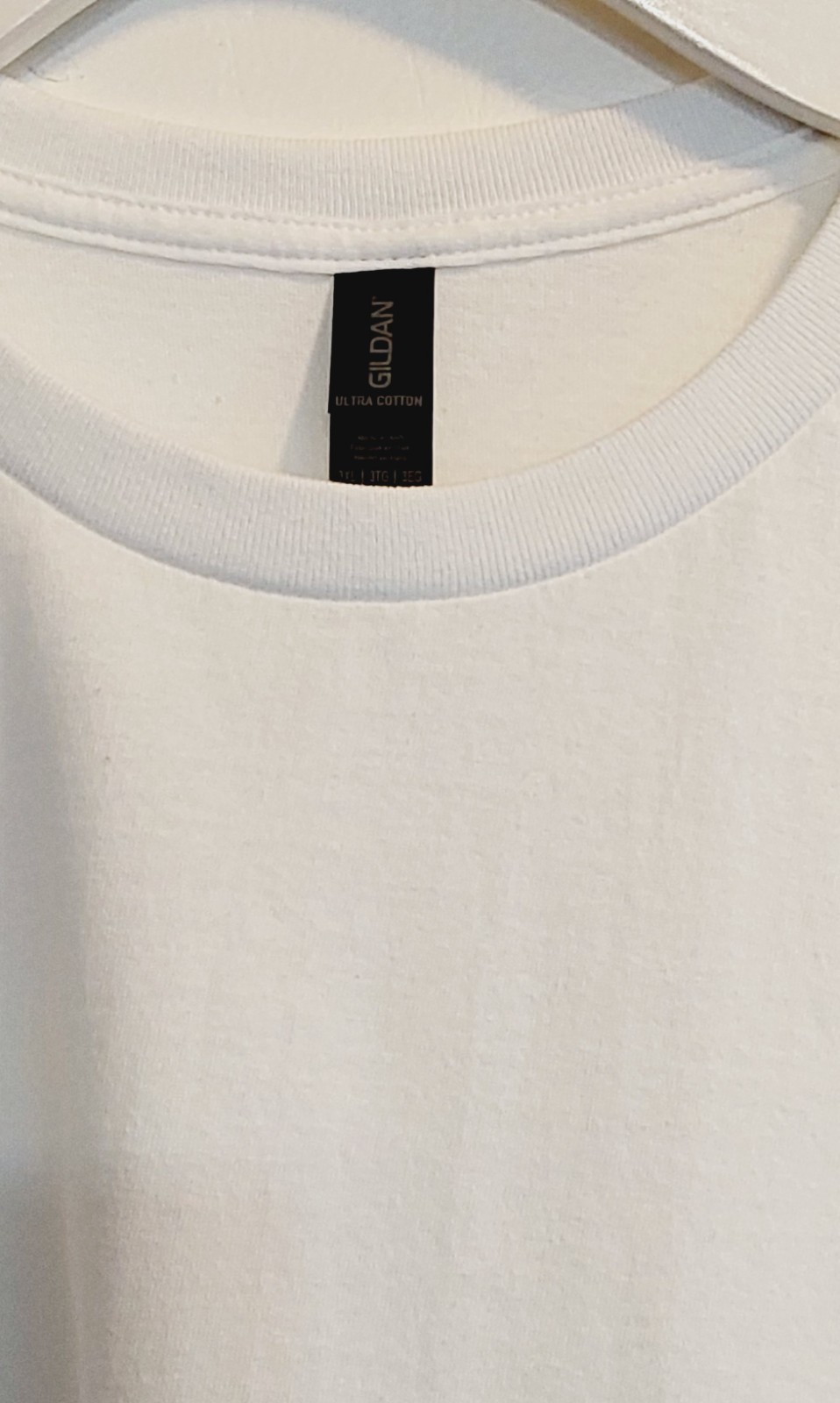 Gildan Classic Men's T-Shirt, 3X White "Ultra Cotton" gallery