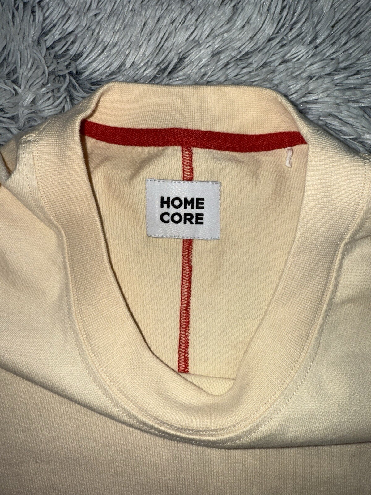 HOMECORE TSHIRT Unisex Beige Linen Short Sleeve XXL Home Core gallery