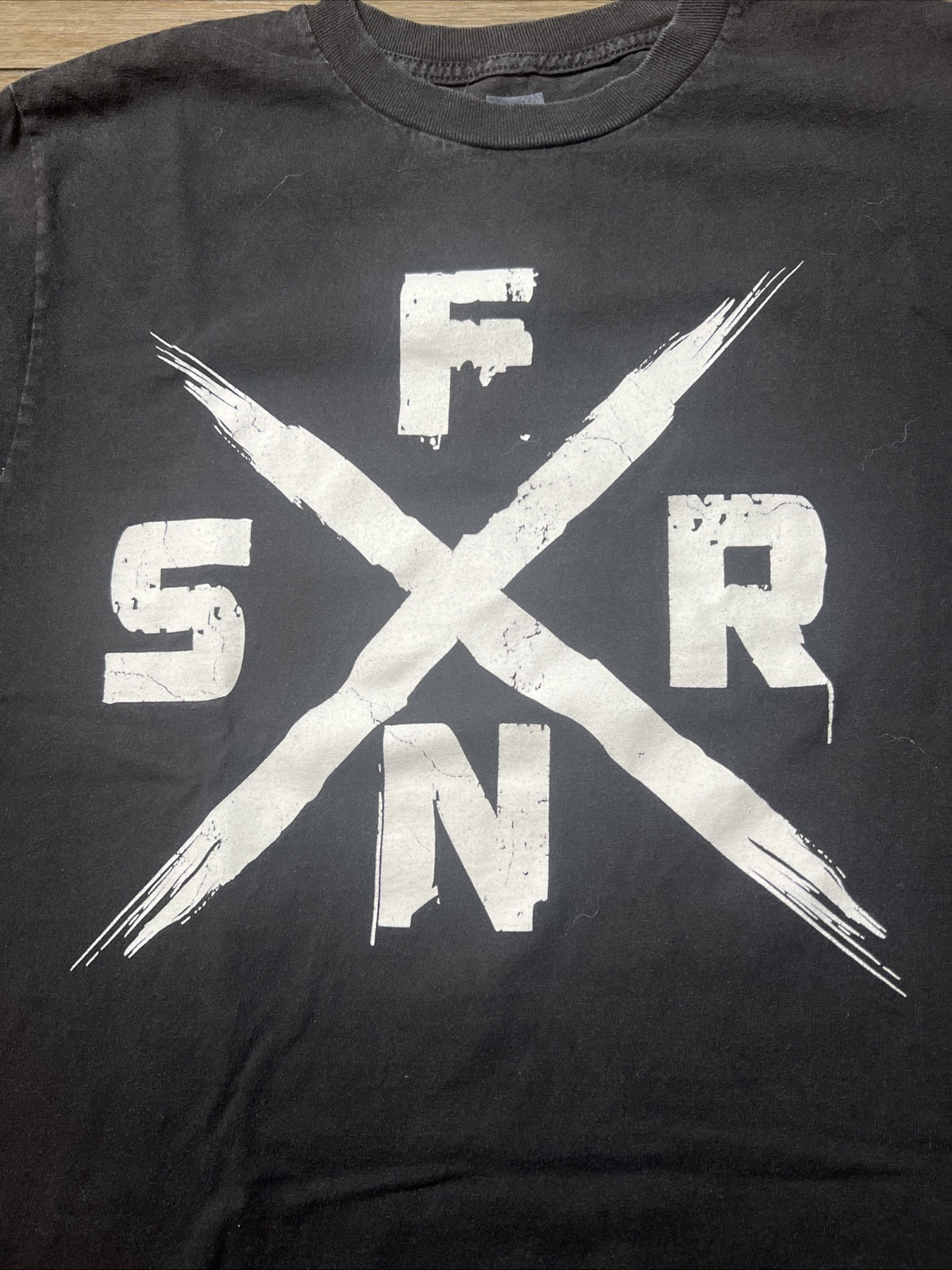 Seth Rollins SFNR WWE T-Shirt Black Men’s Double-Sided Official Wrestling Merch gallery