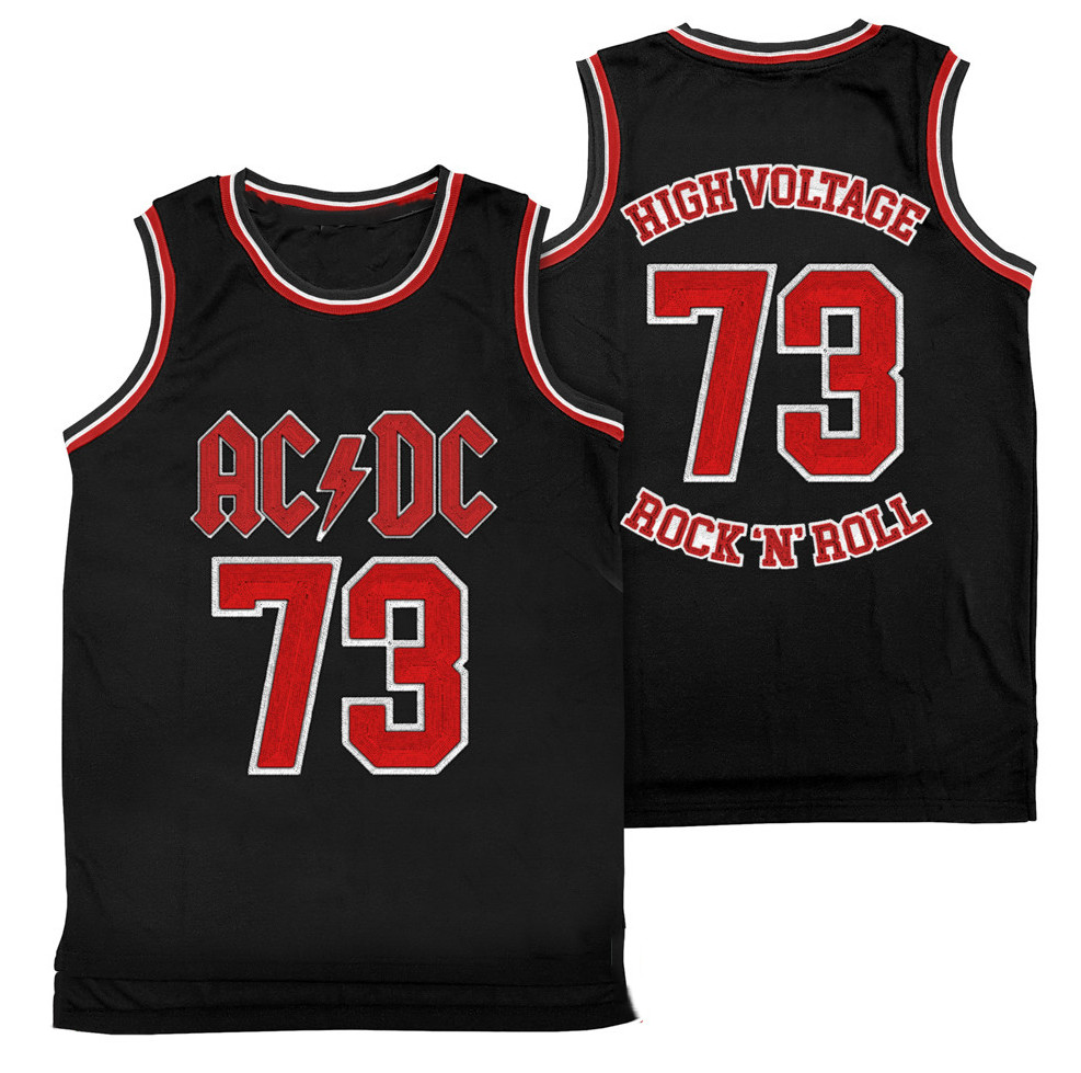 Basketball Jersey AC DC High Voltage Rock N Roll Unisex Shirt All Size SE283