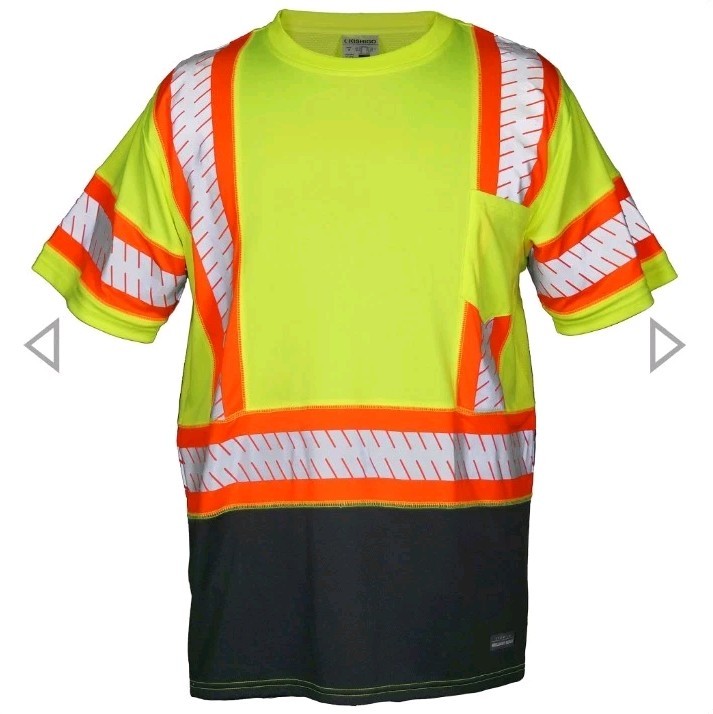 Kishigo 9179 Brilliant Series Type R Class 3 Black Bottom Safety ShirtNew HiVis gallery