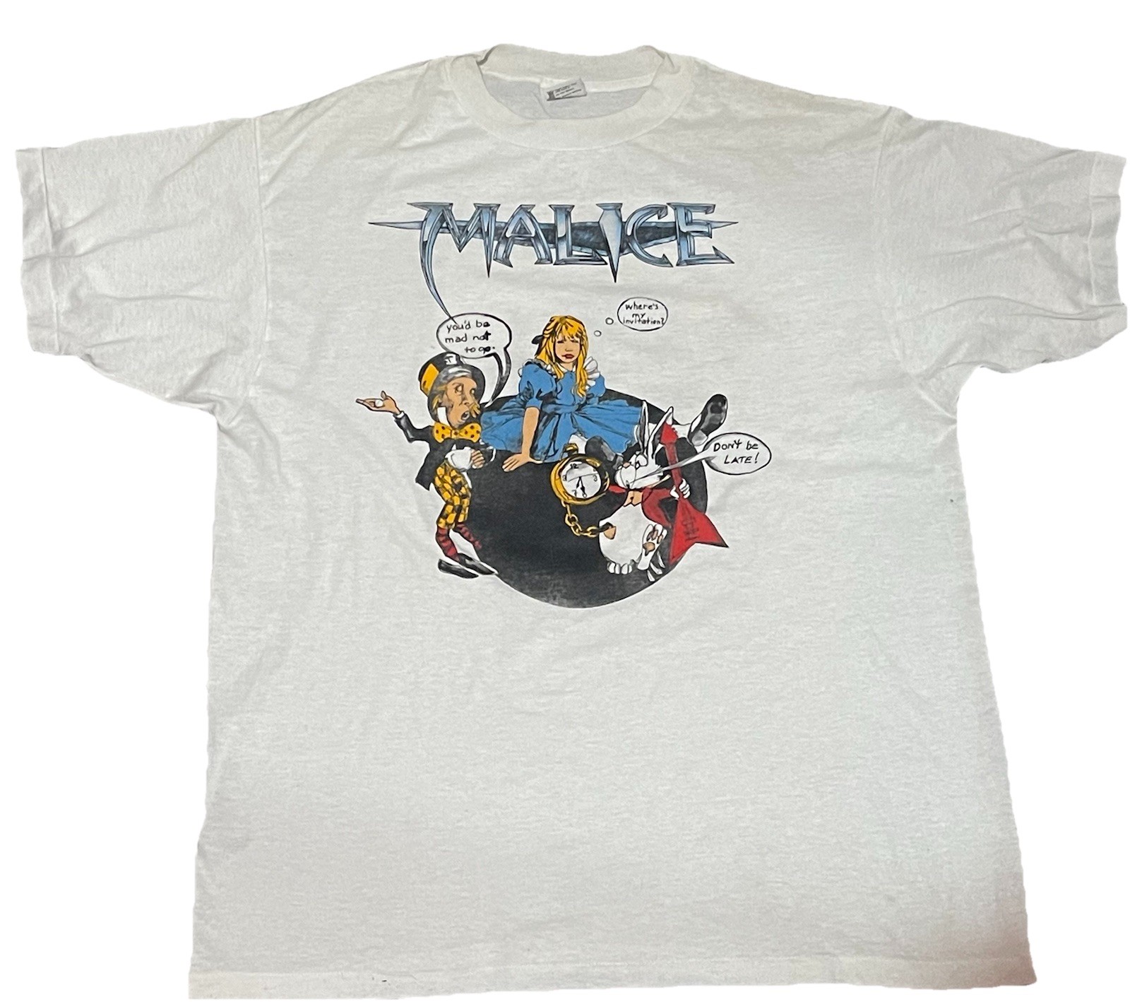 Vintage 1980s Malice Disney inspired graphic Shirt Men’s XL Made in USA