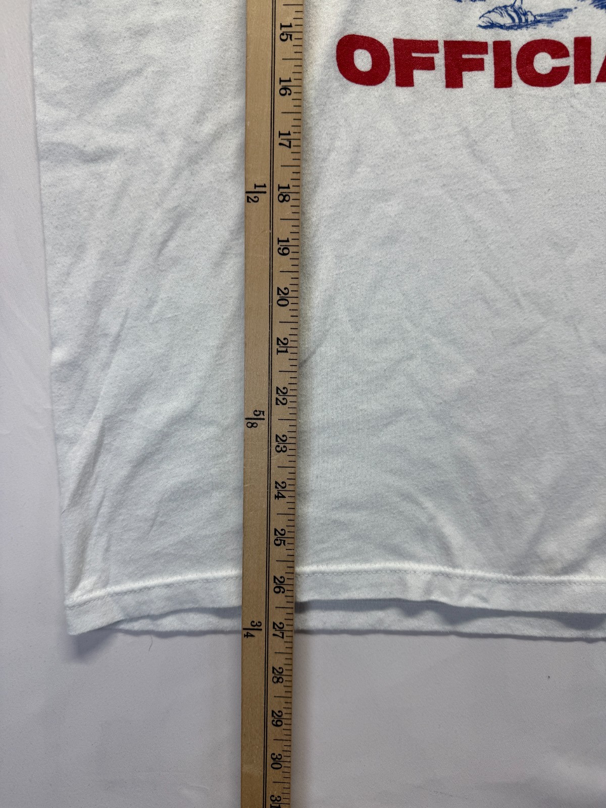 VTG Stedman T Shirt Mens Large White Graphic Print Richmond Newspapers Marathon gallery
