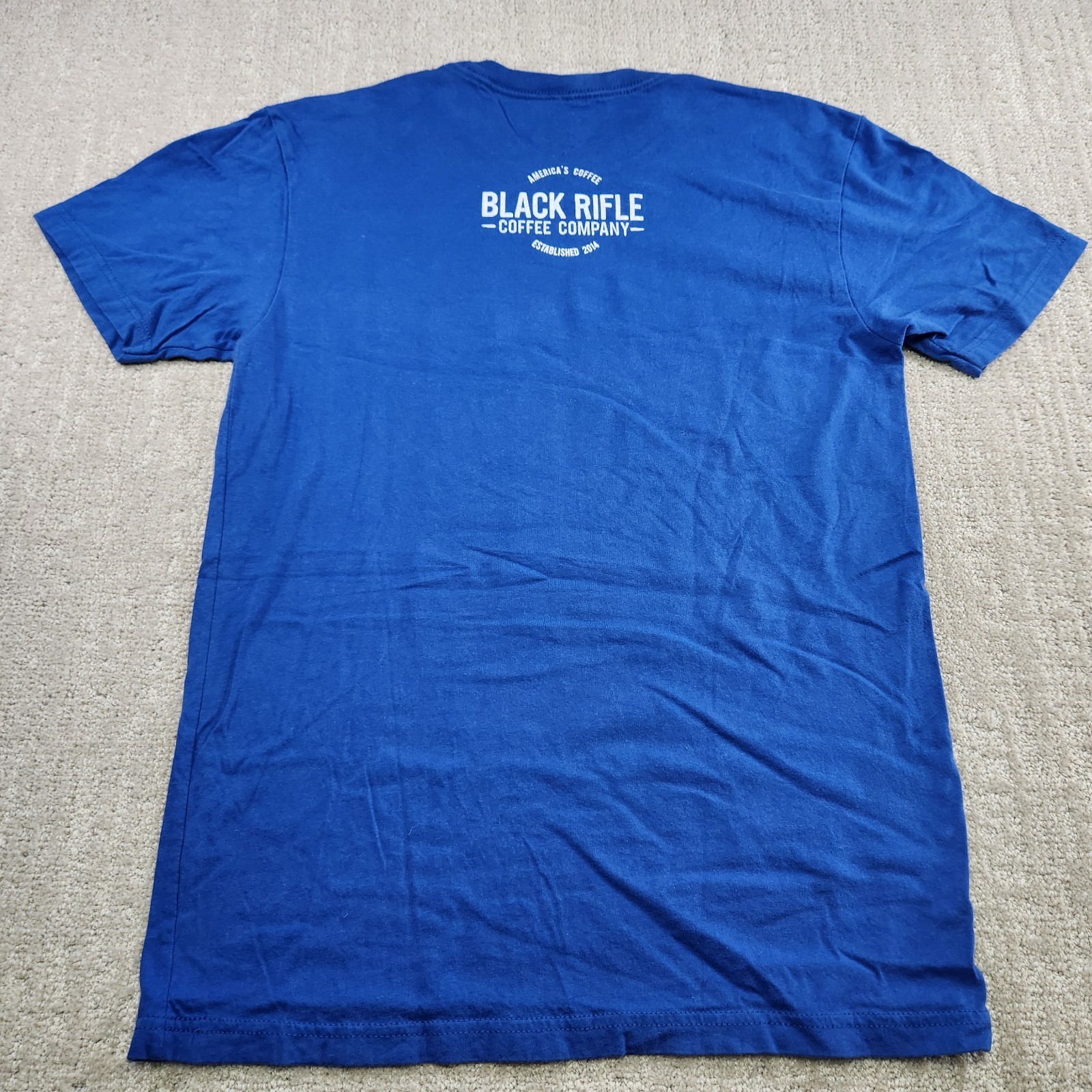 Black Rifle Coffee Company Shirt Men Medium Stretch Quick Dry Tactical USA Blue gallery