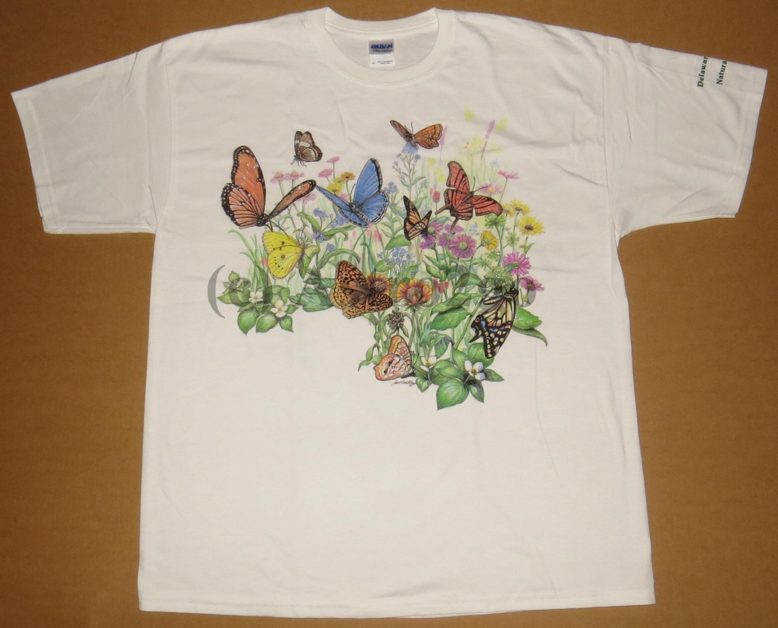 BUTTERFLY GARDEN-Butterflies Flowers Plants Insects Nature Science T shirt S-XXL gallery