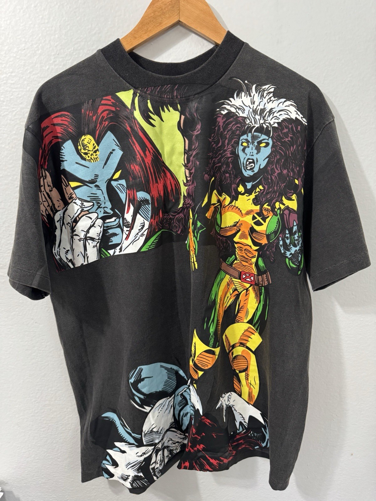 Rush X Beyond Rogue X Men Graphic T Shirt Marvel Anime Style L 21.5x26 gallery