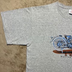 Vintage Harley Davidson 1915 Motorcycle Shirt Mens XL Sturgis SD Gray T Shirt