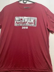 Alleson Athletic Portland Twilight Run shirt adult XL short sleeve burgundy red
