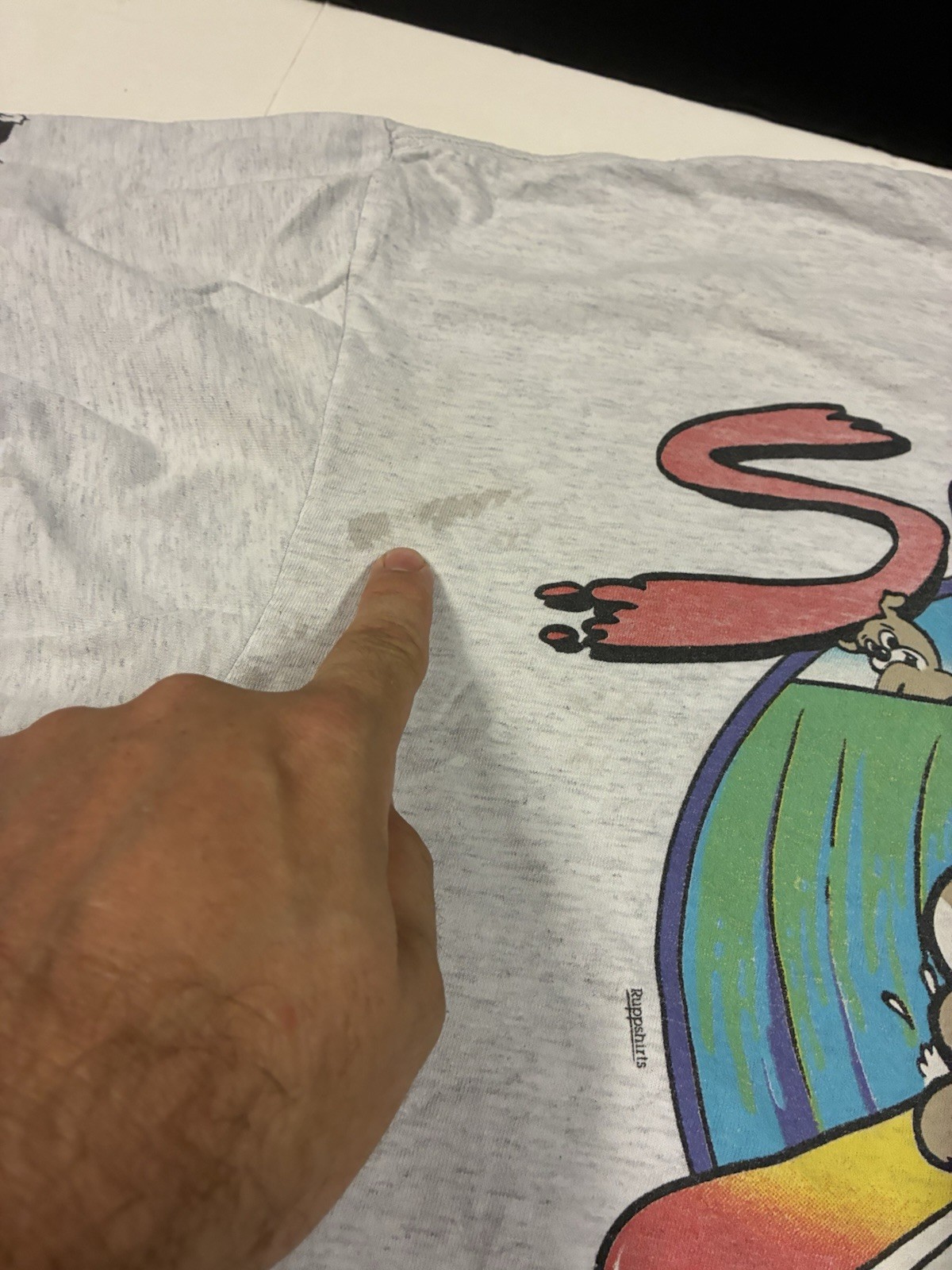 Vtg 93s salty dog surf shop tshirt Beach Surfing florida Size 2XL Single Stitch gallery