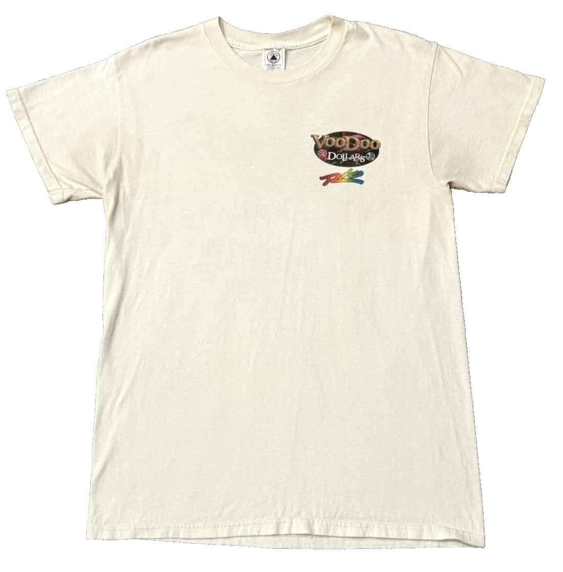 Vintage Rio Las Vegas VooDoo Dollars Casino Promo T-Shirt Delta Pro Weight M