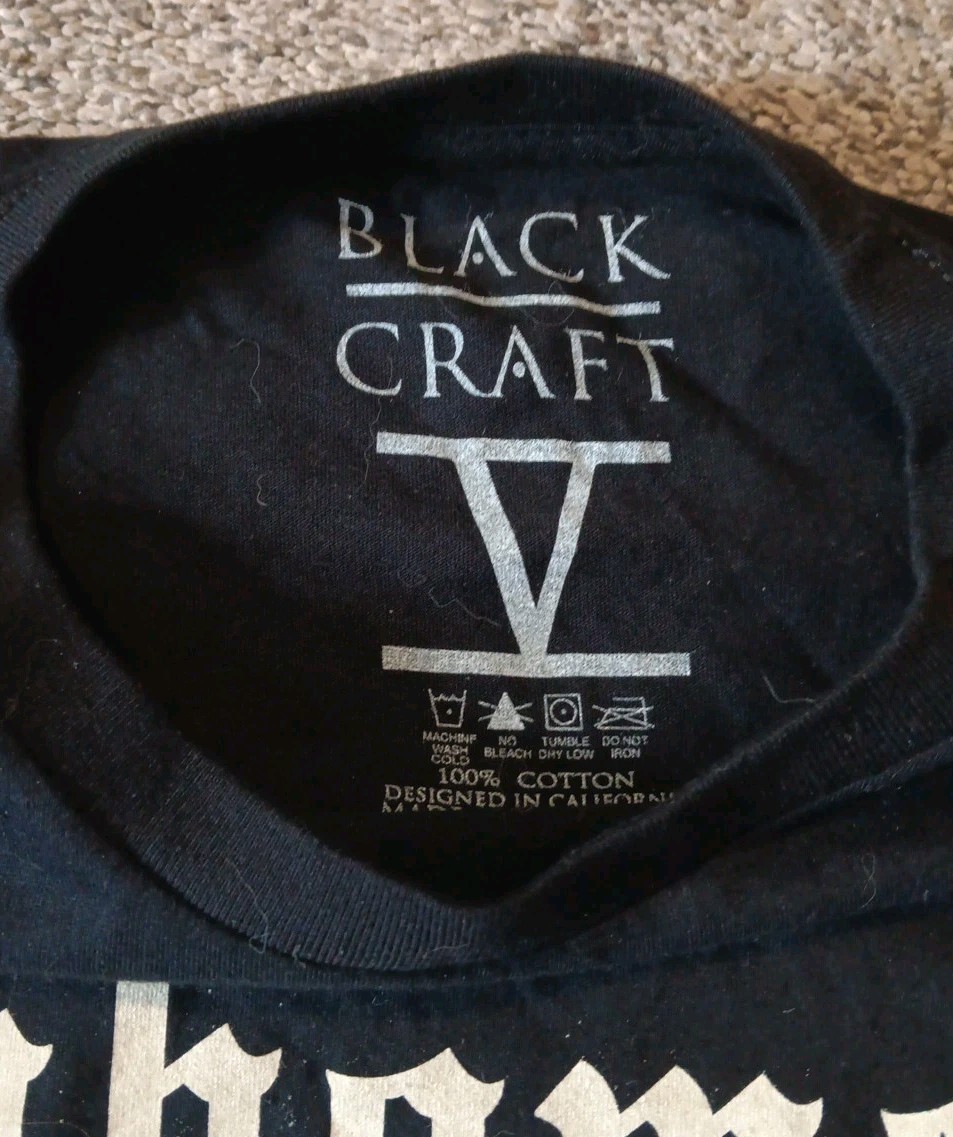 NWT Black Craft Cult Shirt 2XL Baphomet Brew Coffee Satanic Goat Goth Punk gallery
