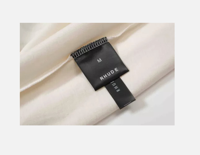 High Quality NEW Men Women RHUDE Loose Leisure Cotton Short Sleeve T-Shirt S-XL gallery