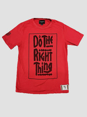 Do The Right Thing Red T-shirt Size Large Defend Brooklyn Spike Lee Y2K