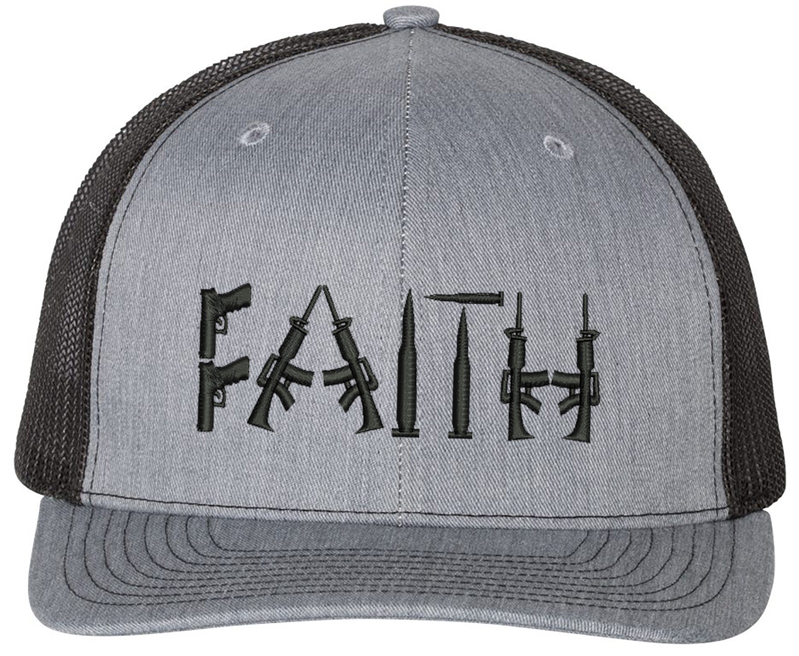 Faith Guns 2nd Amendment Richardson Embroidered One Size Fits All Trucker Hat gallery