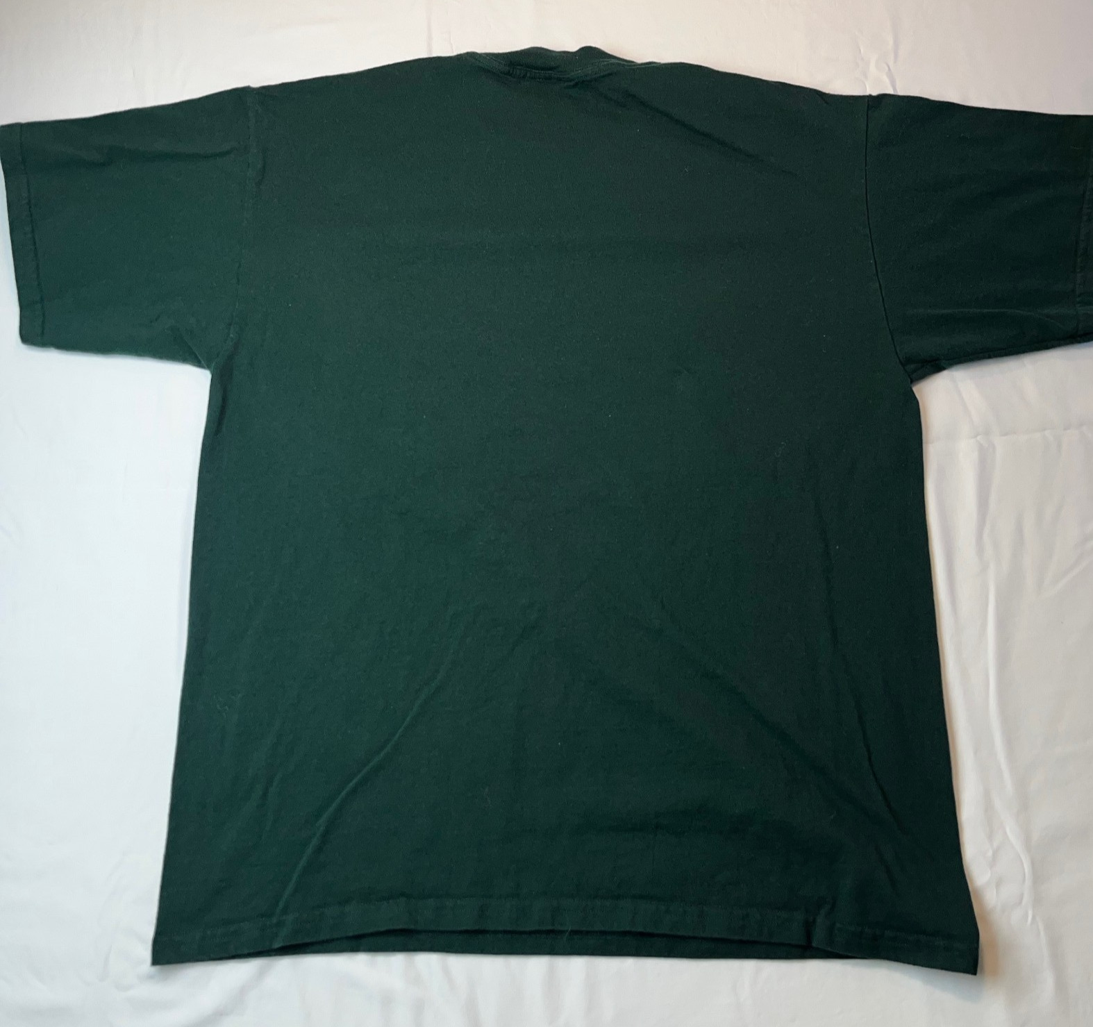 Vintage Y2K Newburyport Massachusetts Spellout T Shirt TULTEX Size XL Green gallery