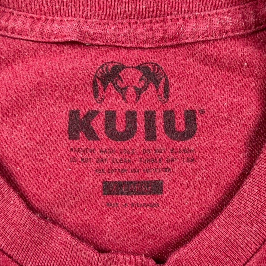 Kuiu Ultralight Hunting Graphic T-Shirt Mens XL Red Short Sleeve Crewneck Logo gallery