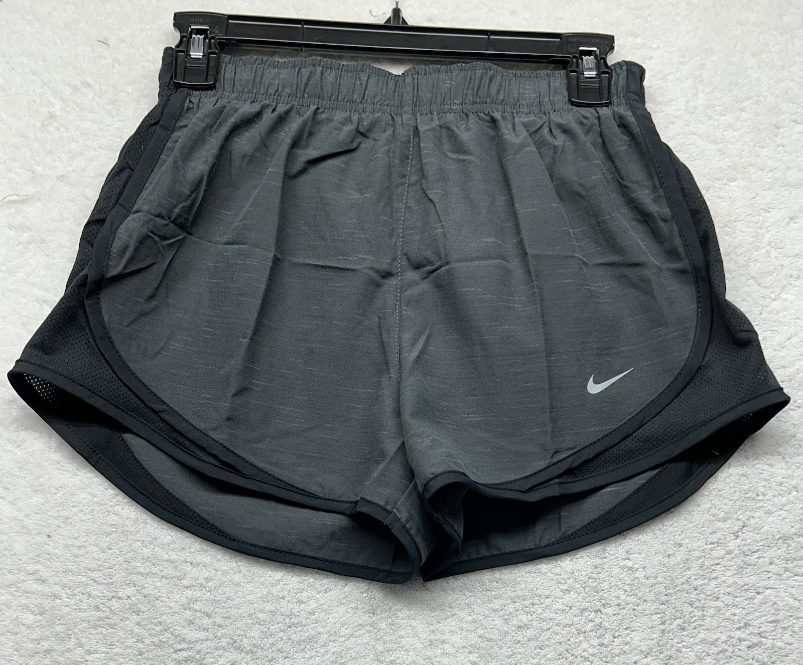 Nike Womens Size S Gray Tempo Lined Running Shorts New (U8)