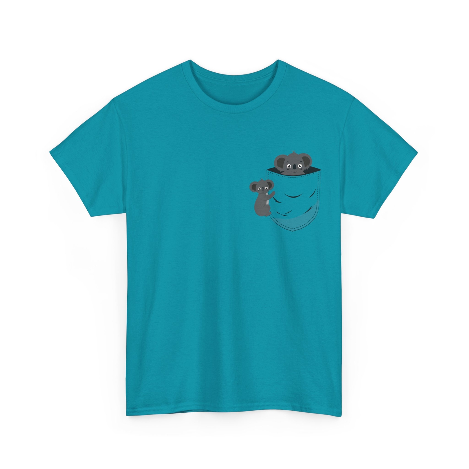 Koala Pocket T-Shirt, Koala Animals Lovers Koala Keeper Shirt