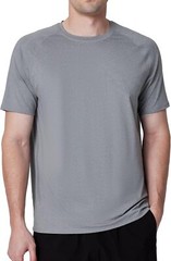 Men’s UPF 50+ Quick Dry Rash Guard Short Sleeve Swim Shirt for Surfing Fishing