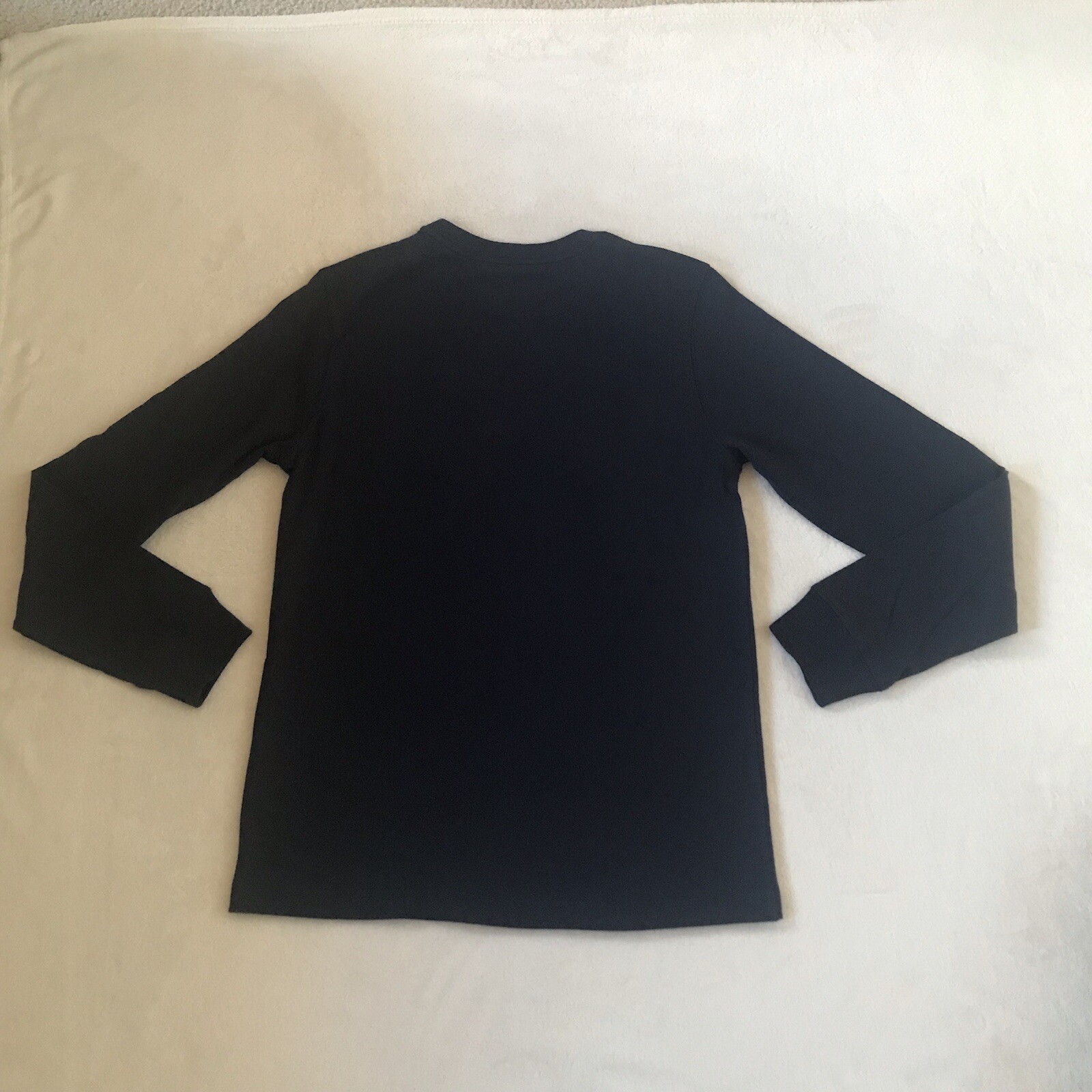 George Men's Long Sleeve Navy Blue Stretch T-Shirt Size S (34-36) Chest 36" NWT gallery