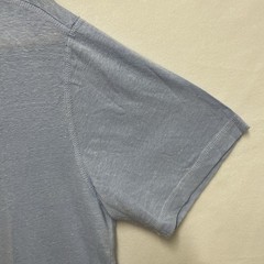 Trient Men’s Light Blue Linen Blend Short Sleeve Tee Medium T Shirt