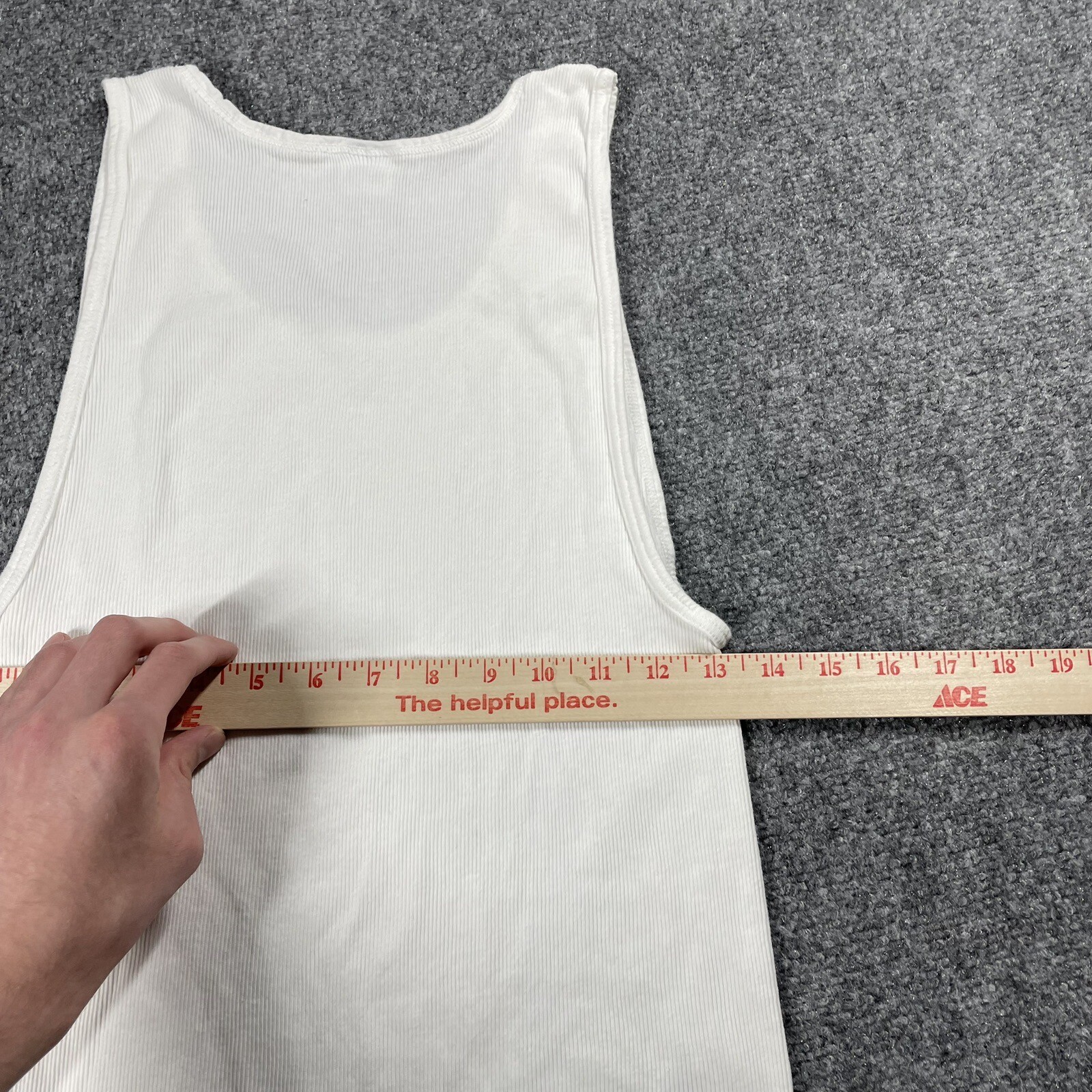 VINTAGE Brooks Brothers Tank Top Undershirt Men Size XL 100% Combed Cotton USA gallery