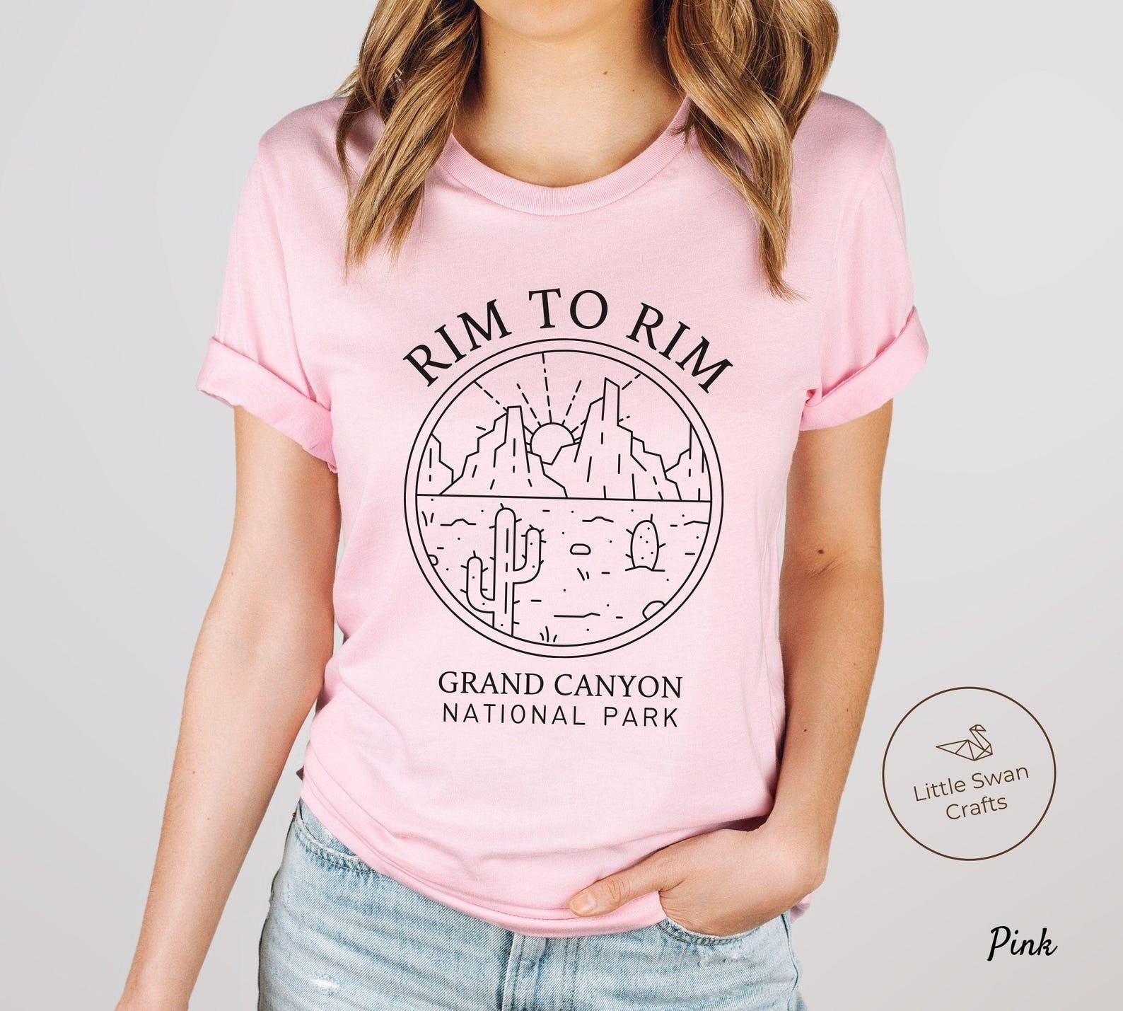 Rim to Rim Shirt Travel Gift for Arizona Trip Lovers Souvenir Tee gallery