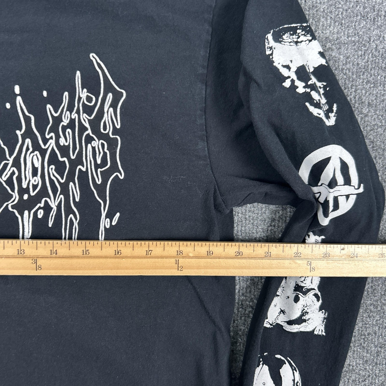 G59 Shirt Mens Large Black Long Sleeve Suicideboys Graphic Tee Skull Music gallery