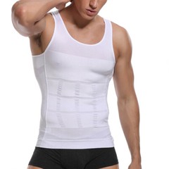 Men Compression Shirt Sleeveless Body Shaper Base Layer Slimming Tank Top Vest