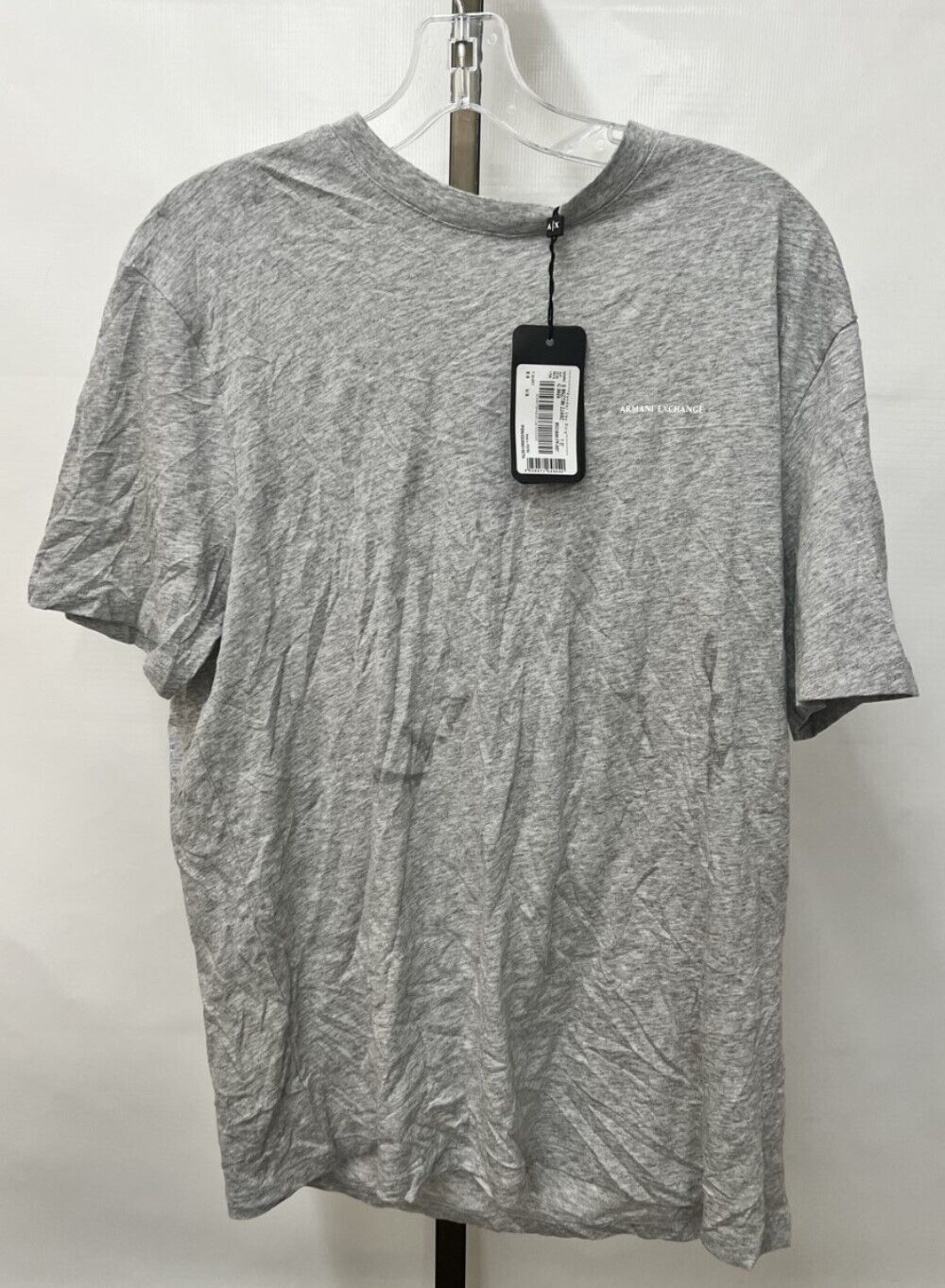 Armani Exchange A/X Corner Logo Short Sleeve Gray T-Shirt (Choose Size) gallery