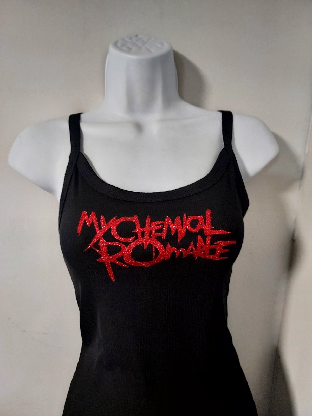 My chemical romance tank top red glitter my chemical romance shirt Mcr Crop Top gallery