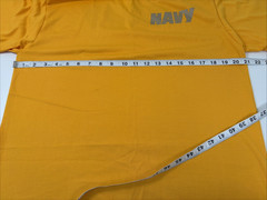 Undershirt Navy Physical Fitness Uniform T-shirt Short Sleeve Size Medium
