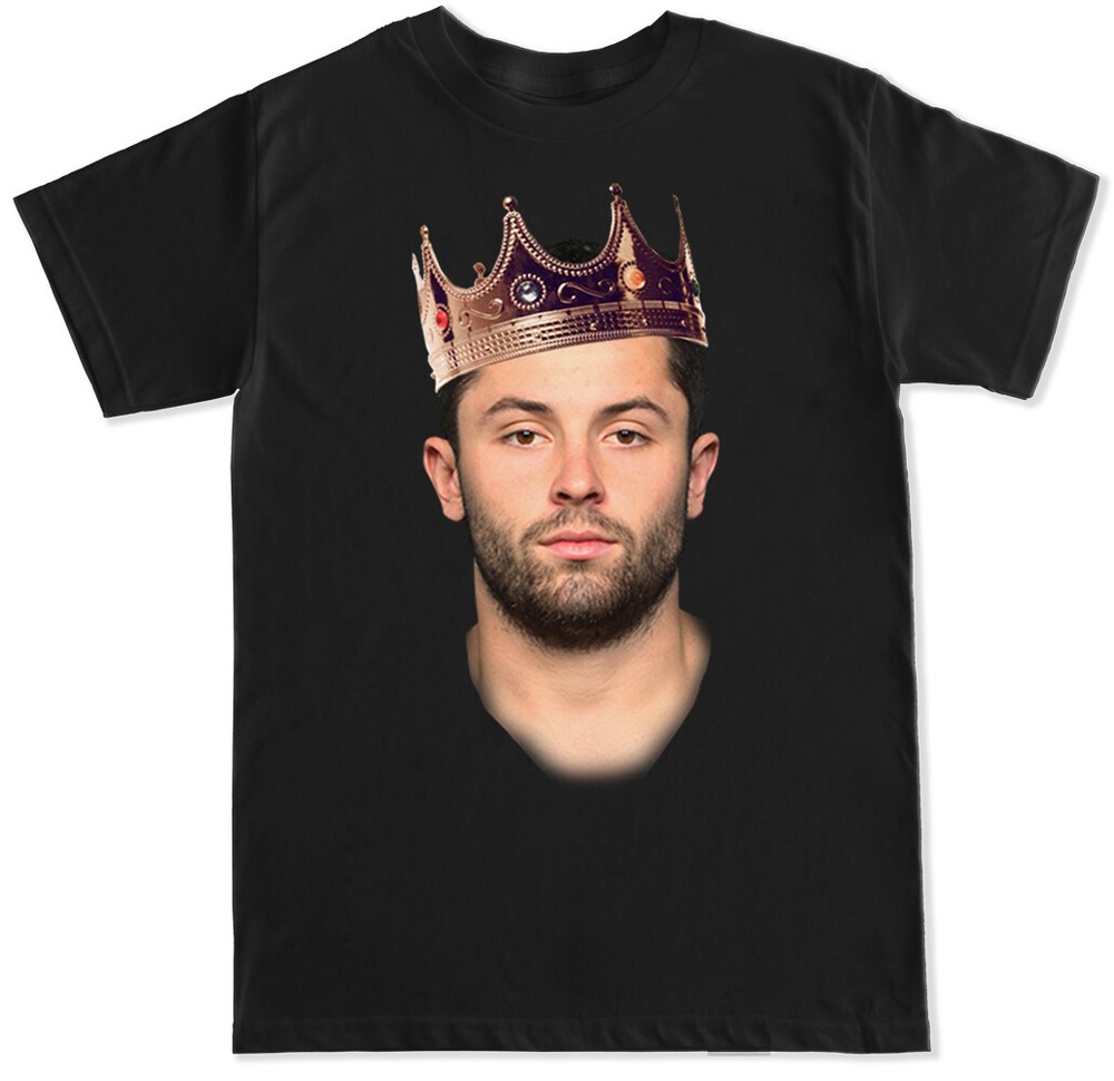 KING BAKER BROWNS CLEVELAND MAYFIELD FOOTBALL QB QUARTERBACK MVP MENS T SHIRT