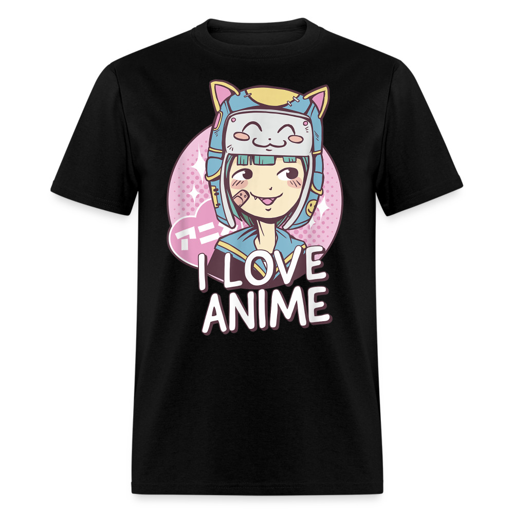 Cute Anime Girl Kawaii Style I Love Anime Quote Gift T-Shirt gallery