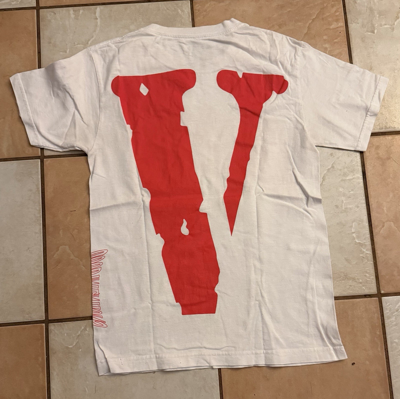 VLONE x Nav Bad Habits Good Intentions Hip Hop Rap Tour T-Shirt Mens Small gallery