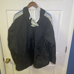 Vtg Nike Black 1/4 Zip Jacket Long Sleeve Size Large Men’s Windbreaker