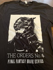 Final Fantasy Brave Exvius FFBE Fan Festa 2018 Shirt LARGE Square Enix