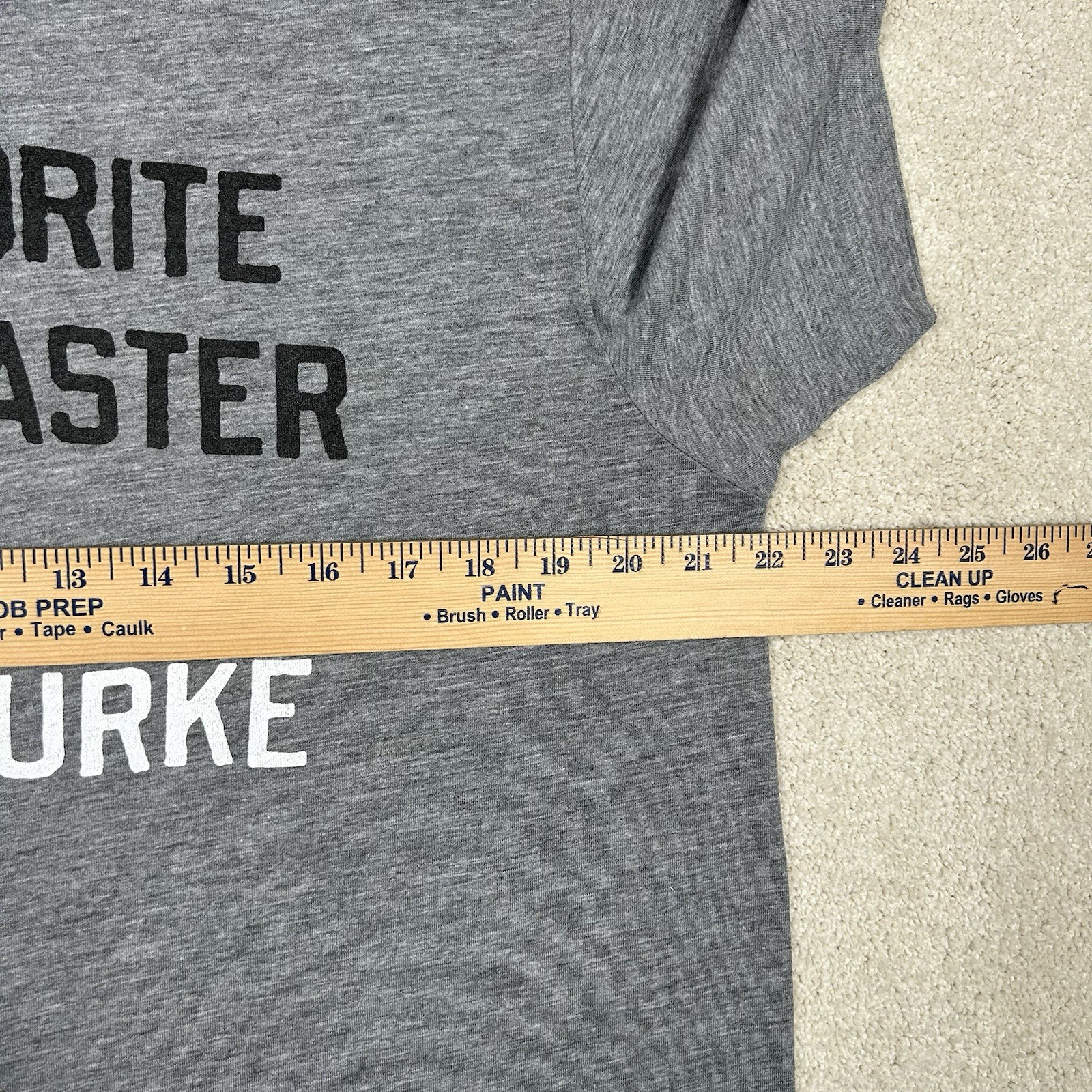 Homage Doris Burke Favorite Broadcaster T Shirt Mens Large NBA Basketball Gray gallery