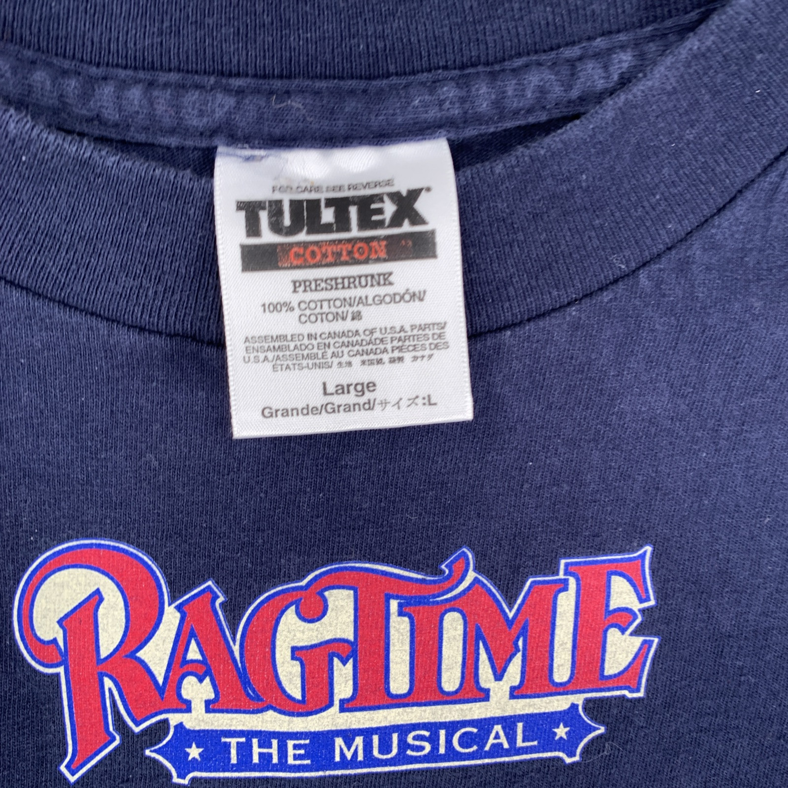 Ragtime The Musical VTG T-Shirt Mens Size L Blue gallery