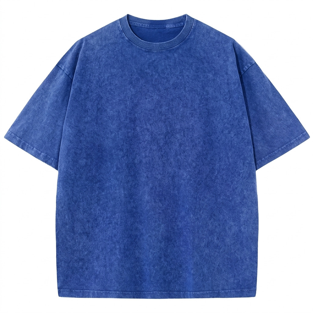Acid Wash T-Shirt Oversized Vintage Cotton Streetwear Men’s Women’s Short Sleeve