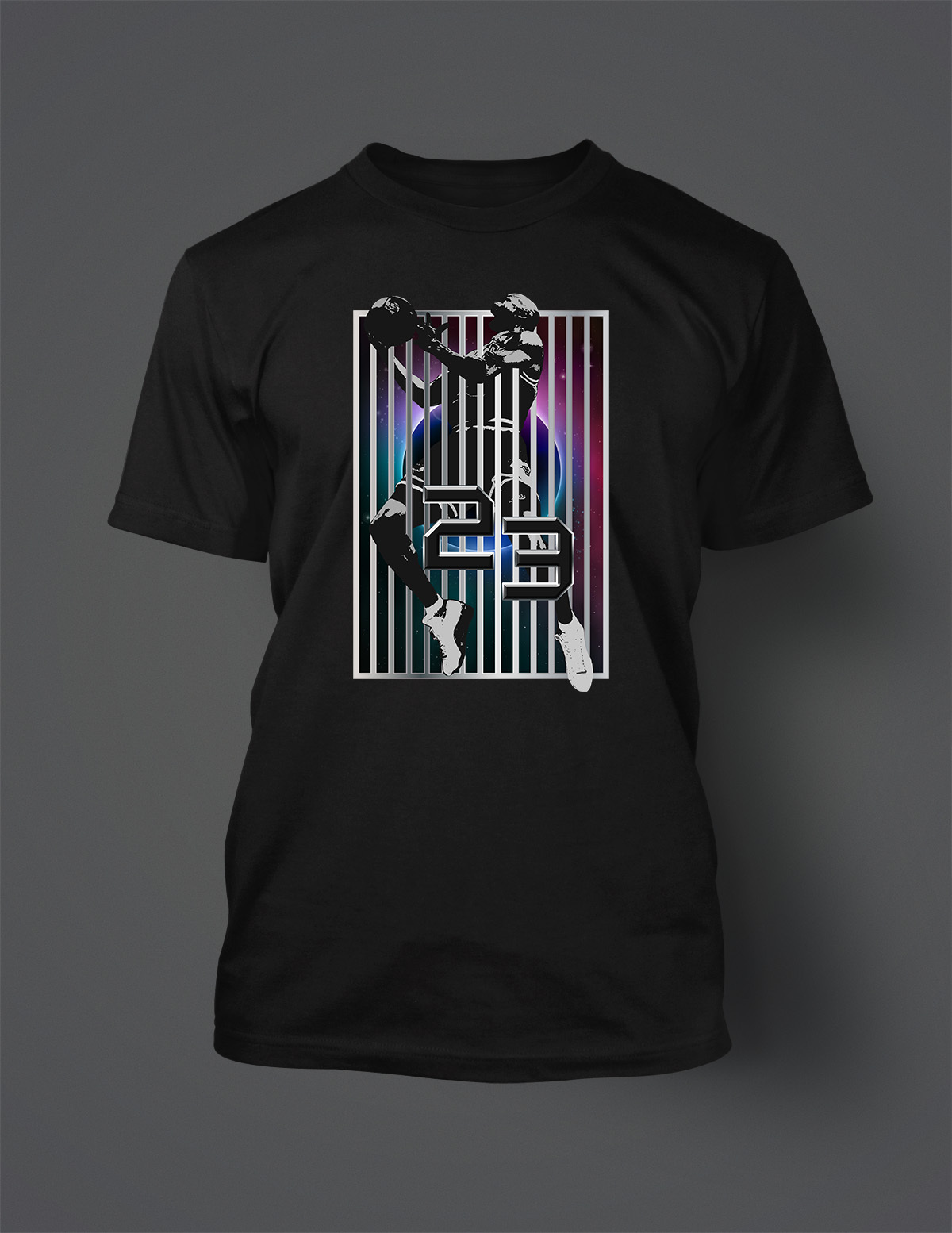 23 Graphic Tee Vertical Graphic T Shirt to Match Sneakers Big Tall Small Hip T gallery