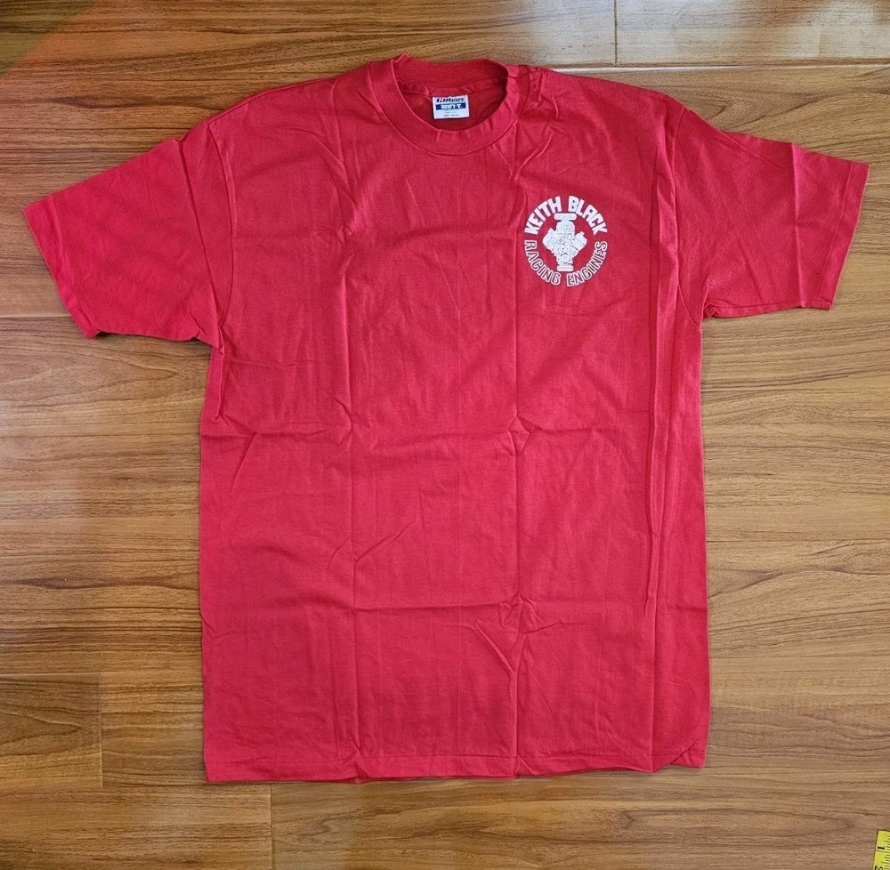 Keith Black Racing Engines Red Hanes Beefy-T XXL Vintage Single Stich NEW