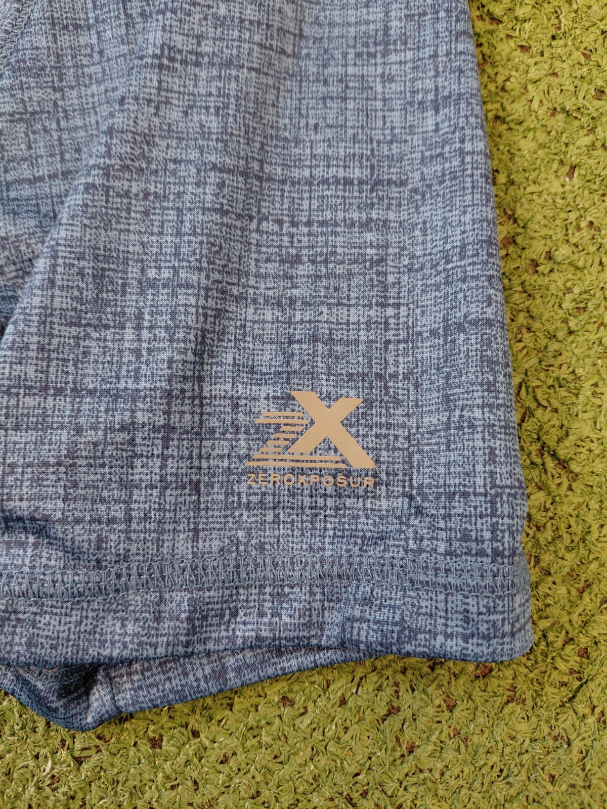 ZeroXposur Sun Protection Stretch Quick Dry Blue T Shirt Sz Small gallery